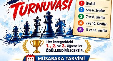 Bolvadin'de öğrenciler satranç turnuvasında yarışacak
