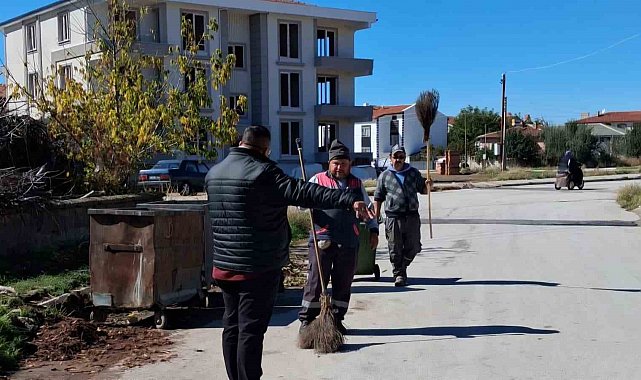 Bolvadin'de temizlik seferberliği sürüyor