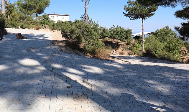 Bozdoğan Madran Mahallesi'ndeki yolda çalışmalar tamamlandı
