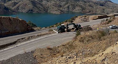 Bozkır'da heyelan bölgesi ve dere ıslahı alanları incelendi