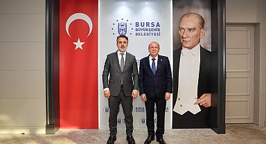 BTSO Başkanı Matlı'dan Büyükşehir Belediye Başkan Vekili Biba'ya ziyaret