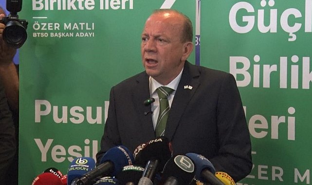 BTSO'da kritik gün...Başkan adayı Matlı'dan açıklama