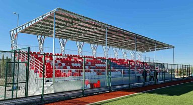 Bünyan Stadyumu'nda 500 kişilik tribün tamamlandı