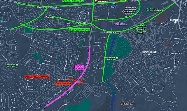 Bursa'da 4 Ekim Pazar günü trafiğe kapanacak yollar ve alternatif güzergâhlar