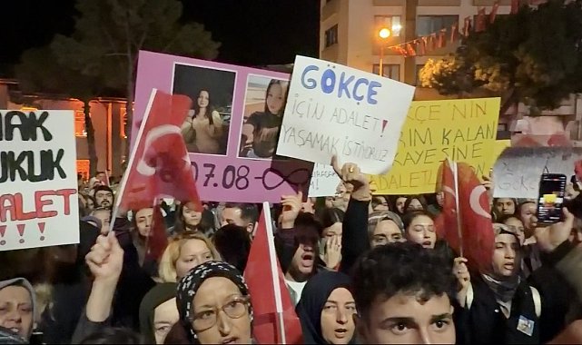 Bursa'da cinayete kurban giden Gökçe için yürüyüş düzenlendi