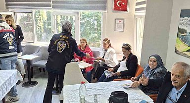 Bursa'da emeklilere siber suçlara karşı farkındalık eğitimi verildi
