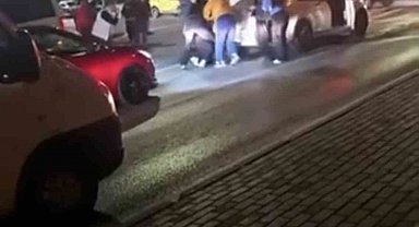 Bursa'da iki aile arasındaki kavga kamerada