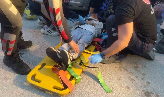 Bursa'da motosikletin çarptığı 9 yaşındaki çocuk yaralandı