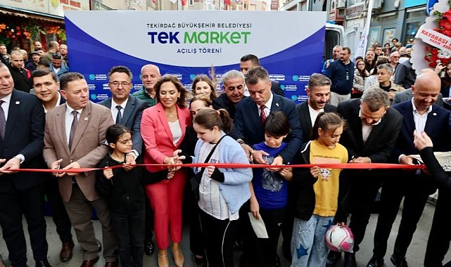 Büyükşehir'den Çorlu'ya iki TEK Market birden