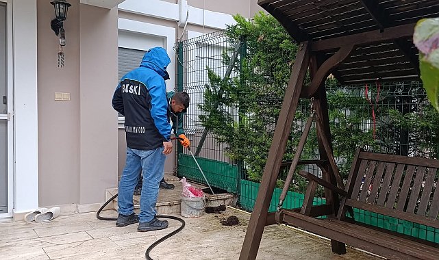 Büyükşehir'den yoğun yağış mesaisi: 645 olaya müdahale