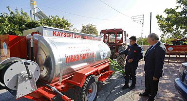 Büyükşehirden kırsal yangınlara hızlı müdahale hamlesi: Traktör arkası yangın söndürme aracı