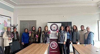 Çalışan kadınlara KADES bilgilendirmesi