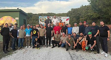 Çan'da avcılar kıyasıya yarıştı