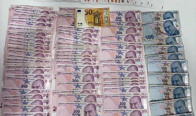 Çarşamba'da kumar oynayan 5 kişiye 58 bin TL ceza