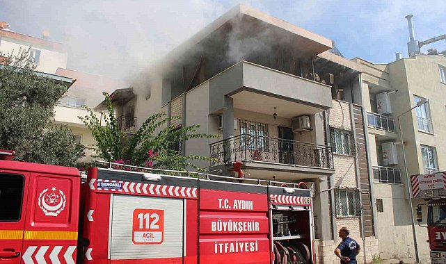 Çatı katı yangını korkuttu