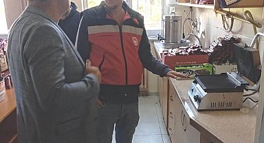 Çavdarhisar'da okul kantinlerine gıda denetimi