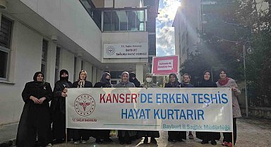 Çayıryolu köyü sakinleri KETEM'de ücretsiz kanser taramasından geçti