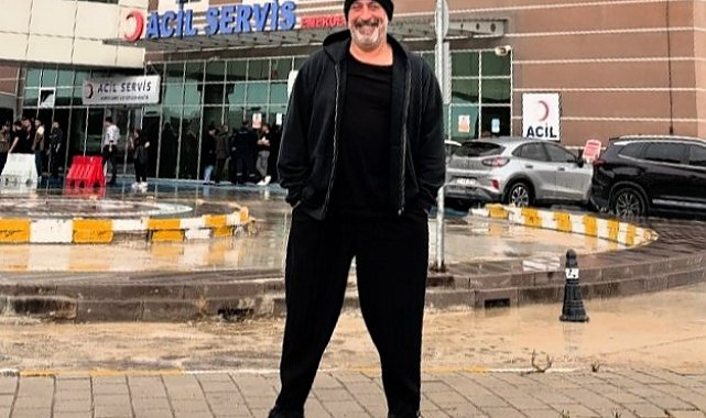 Cem Yılmaz kalp krizinin ardından tedavi gördüğü hastaneye geldi