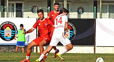 Çeşme Belediyespor evinde Yelkispor'a 1-0 mağlup oldu