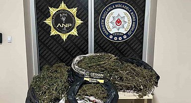 Ceyhan'da uyuşturucu operasyonu: 8 kilo 562 gram esrar ele geçirildi