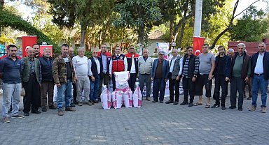 Çine'de 40 üreticiye 5,5 ton yem bitkisi tohumu desteği