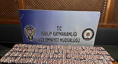Çorum'da 5 bin 500 uyuşturucu hap ele geçirildi: 2 gözaltı