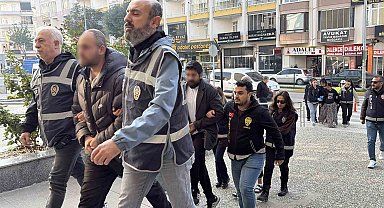 Çorum'da "hırsızlık" operasyonunda yakalanan 9 şüpheli tutuklandı