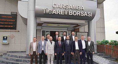 ÇTB Başkanı Yılmaz: "Ortak hedefimiz Çarşamba'nın üretim ve ticaret gücünü daha ileriye taşımak"