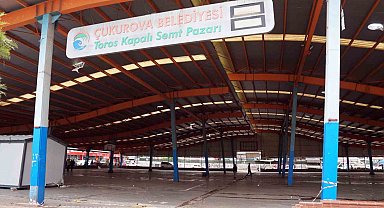 Çukurova'da kapalı semt pazarları yenileniyor
