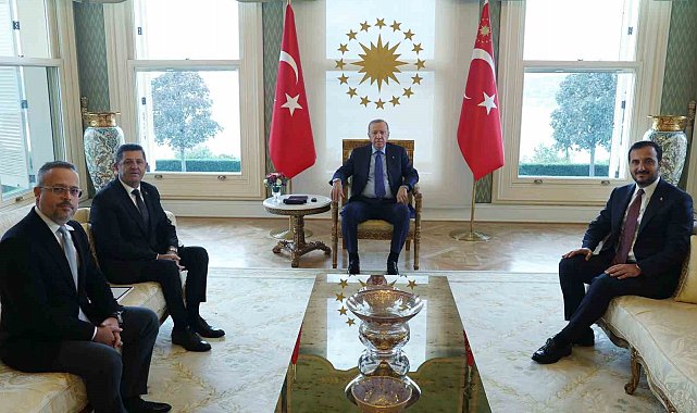 Cumhurbaşkanı Erdoğan, Çekmeköy Belediye Başkanı Çerkez'i kabul etti