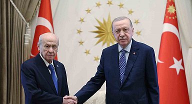 Cumhurbaşkanı Erdoğan, MHP lideri Bahçeli'yi kabul etti