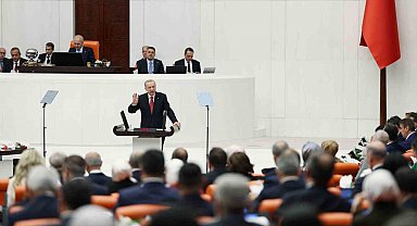 Cumhurbaşkanı Erdoğan: "Milletin hakkına girenler bunun hesabını hem bu dünyada Türk mahkemelerine hem de Mahkeme-i Kübra'da Yaradan'a verecektir"