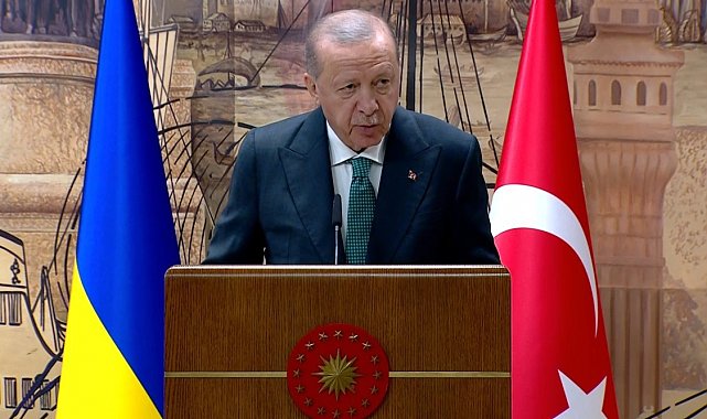 Cumhurbaşkanı Erdoğan: "Ukrayna'daki barışın sağlanmasına yönelik son dönemde artan çabaları ve Karadeniz'deki güvenlik durumunu etraflıca ele aldık"