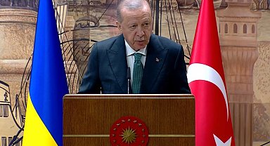 Cumhurbaşkanı Erdoğan: "Ukrayna'daki barışın sağlanmasına yönelik son dönemde artan çabaları ve Karadeniz'deki güvenlik durumunu etraflıca ele aldık"