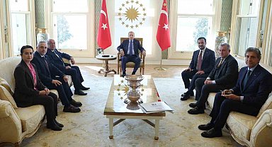 Cumhurbaşkanı Erdoğan, Şile Belediye Başkan Vekili Terzi'yi kabul etti.
