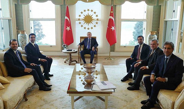Cumhurbaşkanı Erdoğan, Tuzla Belediye Başkanı Bingöl'ü kabul etti