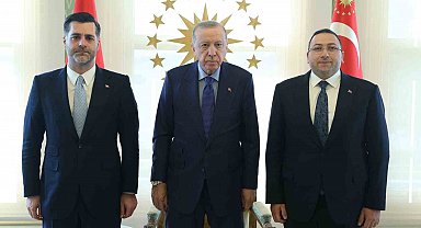 Cumhurbaşkanı Erdoğan, Üsküdar Belediye Başkan Vekili Gültekin'i kabul etti