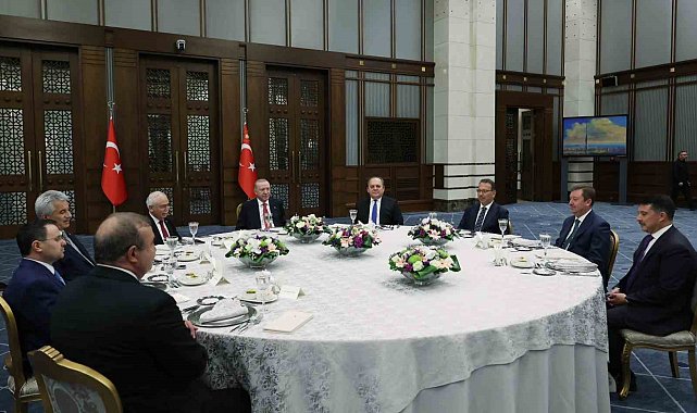 Cumhurbaşkanı Erdoğan, yüksek mahkeme başkanlarıyla bir araya geldi