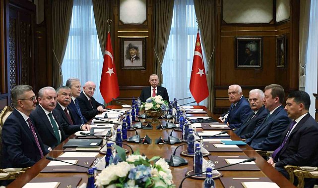 Cumhurbaşkanlığı Yüksek İstişare Kurulu, Cumhurbaşkanı Recep Tayyip Erdoğan başkanlığında toplandı.