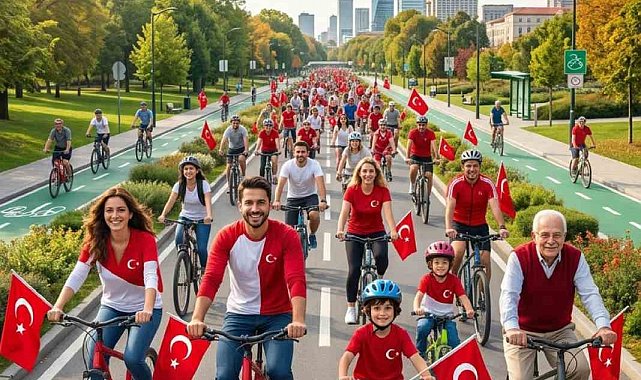 Cumhuriyetin 103. yılında 81 ilde pedallar iklim farkındalığı ve daha yeşil bir gelecek için çevrilecek