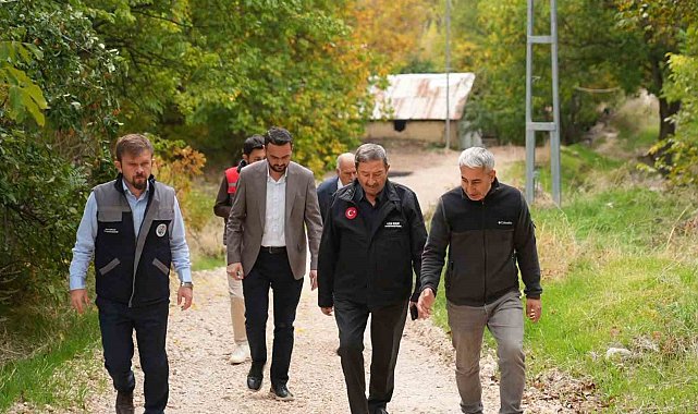 Darende'de asfalt çalışmaları için inceleme yapıldı