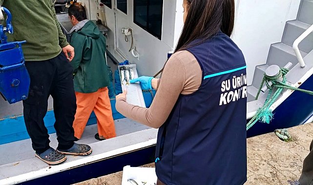 Demirköy'de balıkçı teknelerinde su ürünleri denetimi