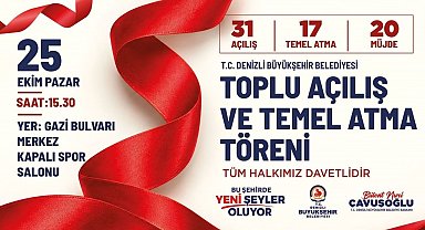 Denizli Büyükşehir'den 16,2 milyar TL'lik yatırım hamlesi