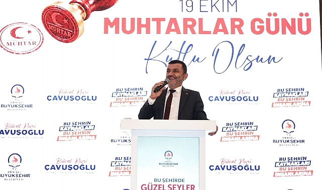 Denizli Büyükşehirden muhtarlarla birlik ve dayanışma buluşması