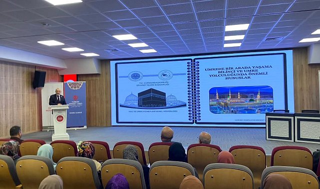 Denizli'de 186 umre yolcusu için bilgilendirme semineri düzenlendi