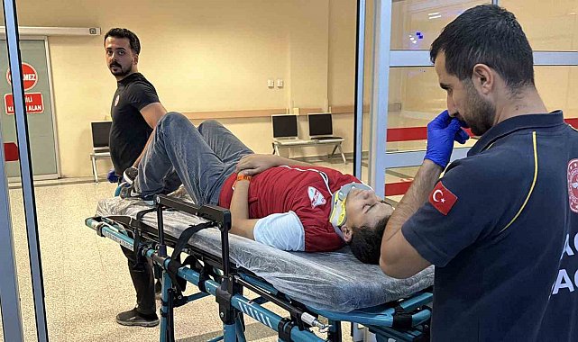 Devrilen elektrikli bisikletin sürücüsü yaralandı