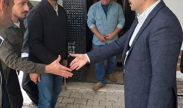 Dicle Kaymakamı Atış, öğrenci, öğretmen ve vatandaşlarla buluştu