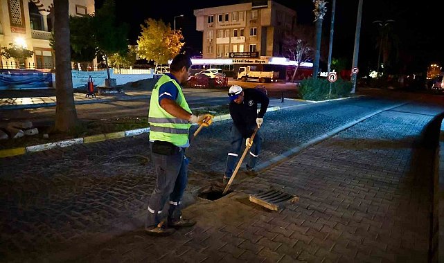 Didim Belediyesi'nden yağış öncesi temizlik