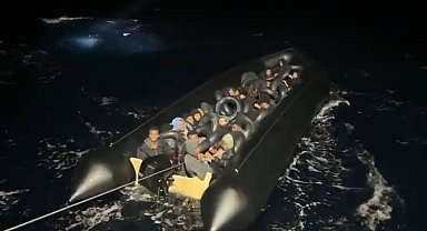 Didim'de İHA tespit etti, 34 düzensiz göçmen yakalandı