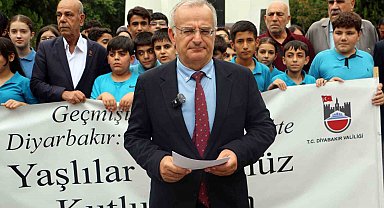Diyarbakır'da 1 Ekim Dünya Yaşlılar Günü için anlamlı yürüyüş